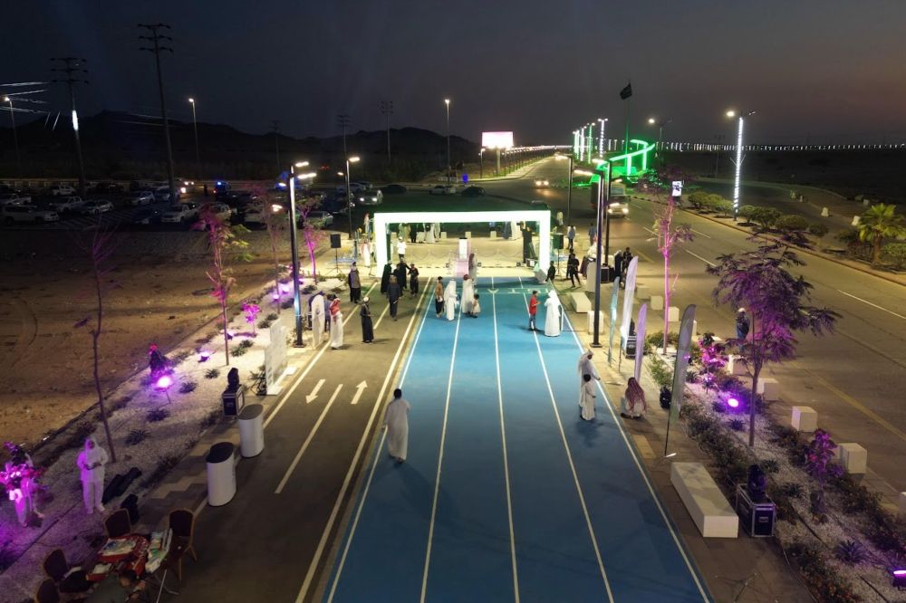 بالصور.. تدشين مُتنزّه ومطل غميقة بارتفاع 225م في الليث