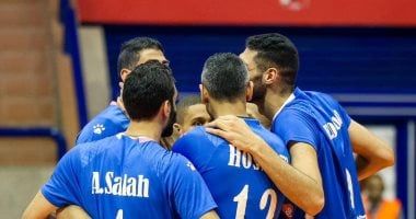 الأهلى يهزم القناة فى رابع جولات الدور الثانى بدورى رجال الطائرة