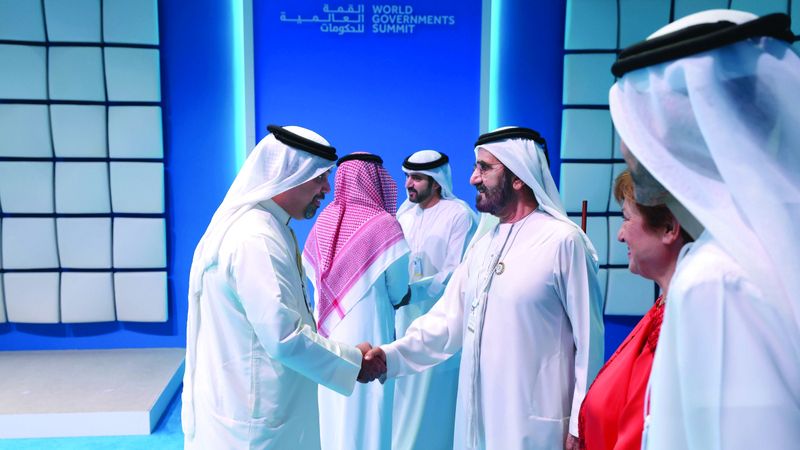 الامارات | محمد بن راشد يؤكد أهمية التعاون بين الحكومات العربية لتحقيق التنمية المستدامة