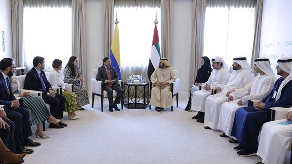 محمد بن راشد يبحث مع رئيس كولومبيا العلاقات الثنائية وسبل تعزيز التعاون بين حكومات العالم