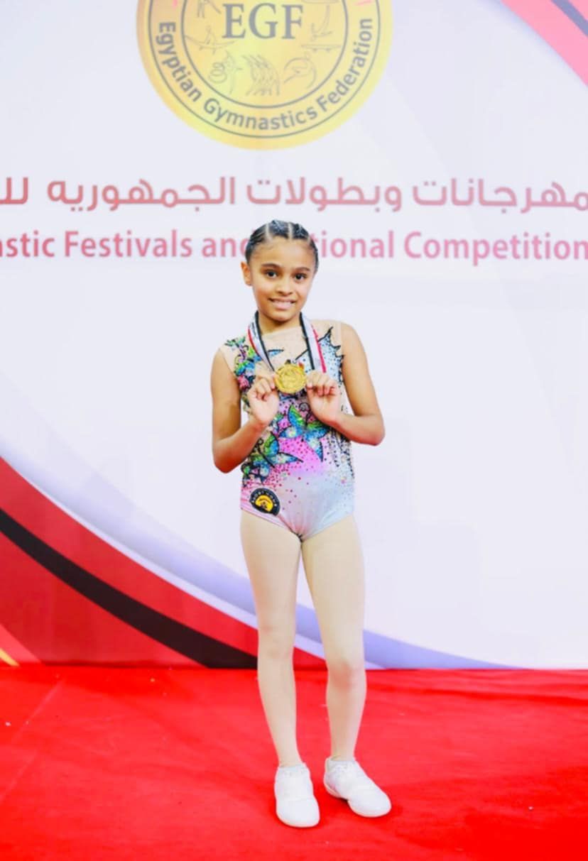 زيدان أحمد عصام يتوج بذهبية بطولة الجمهورية فى جمباز الأيروبك.. صور