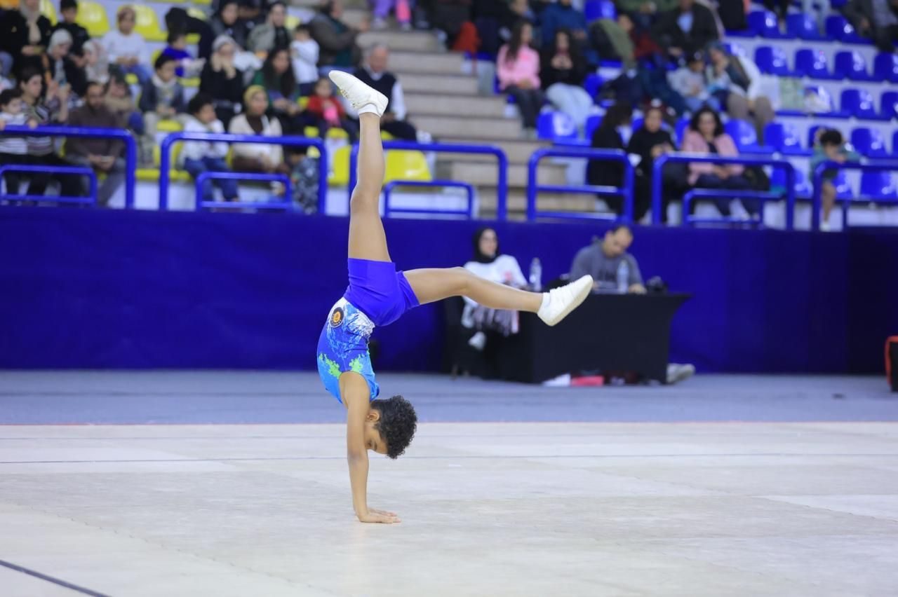 زيدان أحمد عصام يتوج بذهبية بطولة الجمهورية فى جمباز الأيروبك.. صور