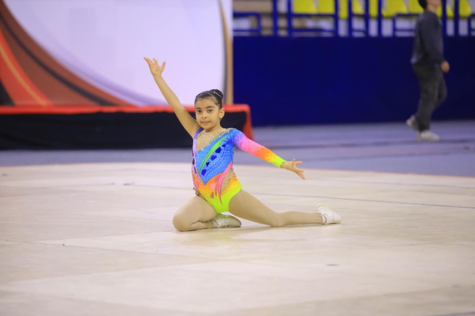 زيدان أحمد عصام يتوج بذهبية بطولة الجمهورية فى جمباز الأيروبك.. صور