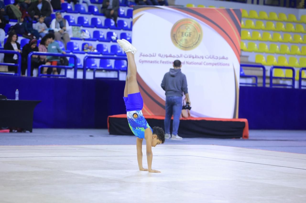 زيدان أحمد عصام يتوج بذهبية بطولة الجمهورية فى جمباز الأيروبك.. صور