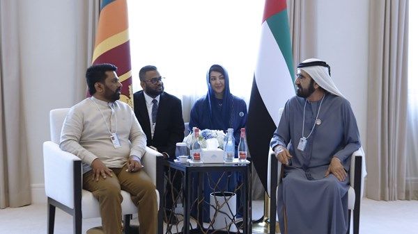 محمد بن راشد يبحث مع رئيس سريلانكا التعاون المشترك ودور الحكومات في صياغة حلول مبتكرة للتحديات التنموية