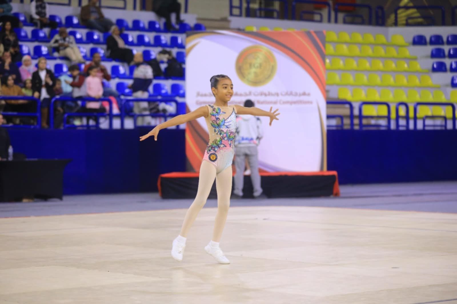 زيدان أحمد عصام يتوج بذهبية بطولة الجمهورية فى جمباز الأيروبك.. صور