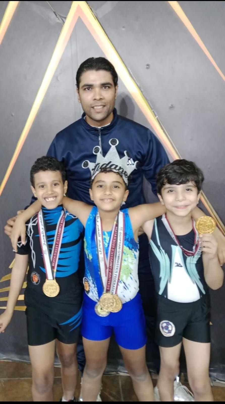 زيدان أحمد عصام يتوج بذهبية بطولة الجمهورية فى جمباز الأيروبك.. صور