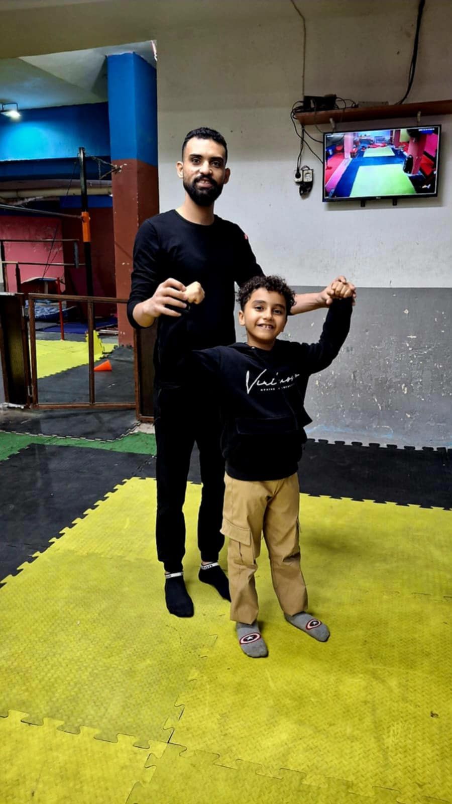 زيدان أحمد عصام يتوج بذهبية بطولة الجمهورية فى جمباز الأيروبك.. صور