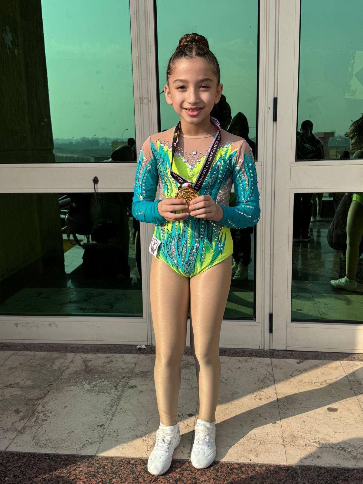 زيدان أحمد عصام يتوج بذهبية بطولة الجمهورية فى جمباز الأيروبك.. صور