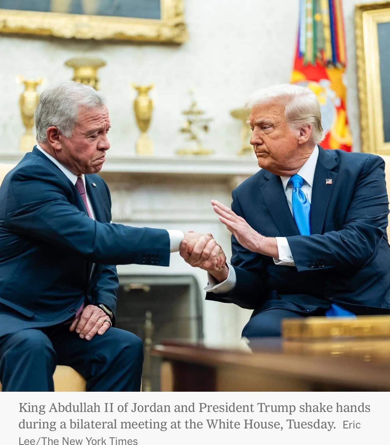 ماذا قال ملك الأردن عقب لقاءه مع ترامب في البيت الابيض؟