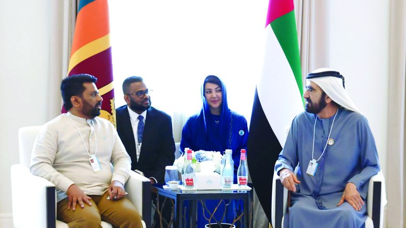 الامارات | محمد بن راشد: حريصون على تعزيز المستوى النوعي لشراكتنا مع سريلانكا