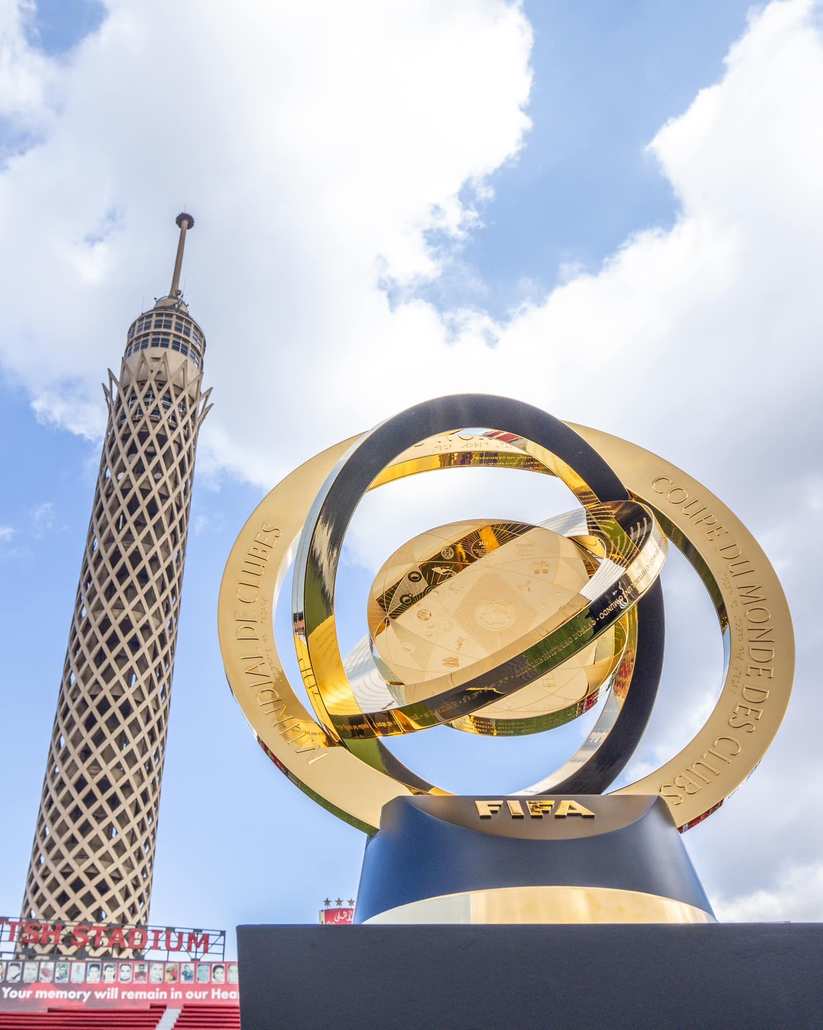 4 معالم تاريخية توثق زيارة كأس العالم للأندية للقاهرة في رحلته الترويجية