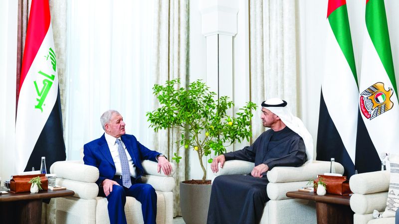 الامارات | رئيس الدولة: نهج الإمارات ثابت في دعم استقرار العراق