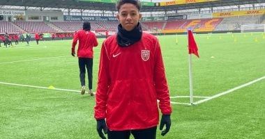 ناشئ الأهلي ينضم لتدريبات نورشيلاند الدنماركى.. صور