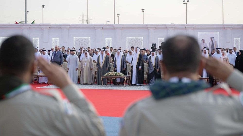 سلطان القاسمي يفتتح مبنى مفوضية كشافة الشارقة الجديد ويشهد فعاليات اللقاء الكشفي الدولي العاشر