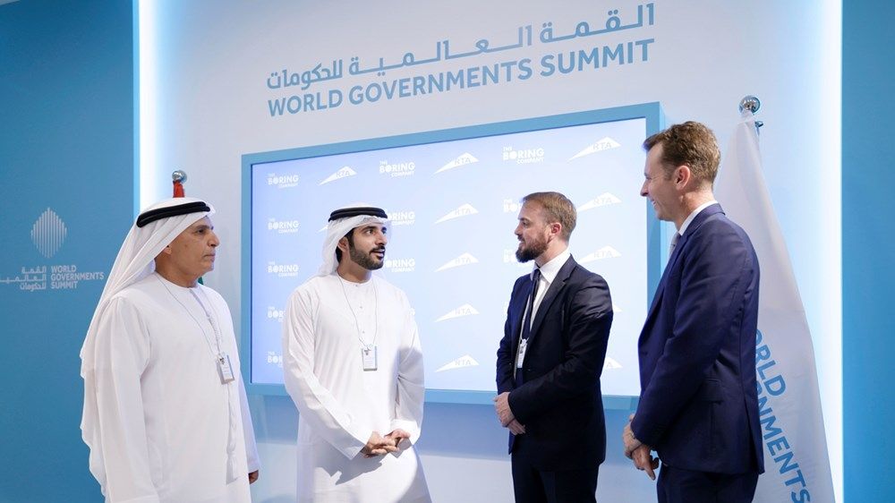 حمدان بن محمد يشهد توقيع مذكرة تفاهم بين «طرق دبي» و«بورنج كومباني»