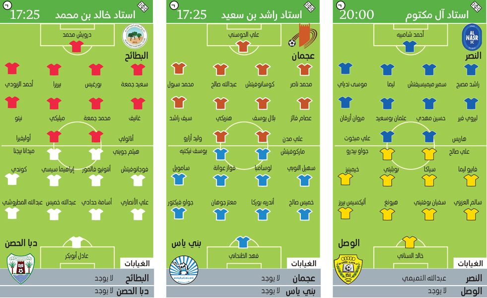 الامارات | النصر يستقبل الوصل في «ديربي بر دبي».. مباراة أكثر من مجرد 3 نقاط