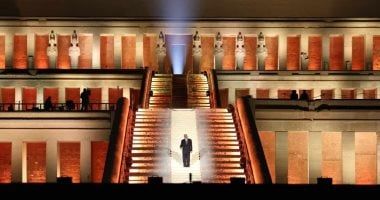 انطلاق حفل النادي الأهلي التاريخي في معبد حتشبسوت