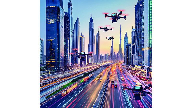 الامارات | الإمارات تُطلق خططاً لرسم مسارات التاكسي الجوي وطائرات الشحن المسيّرة
