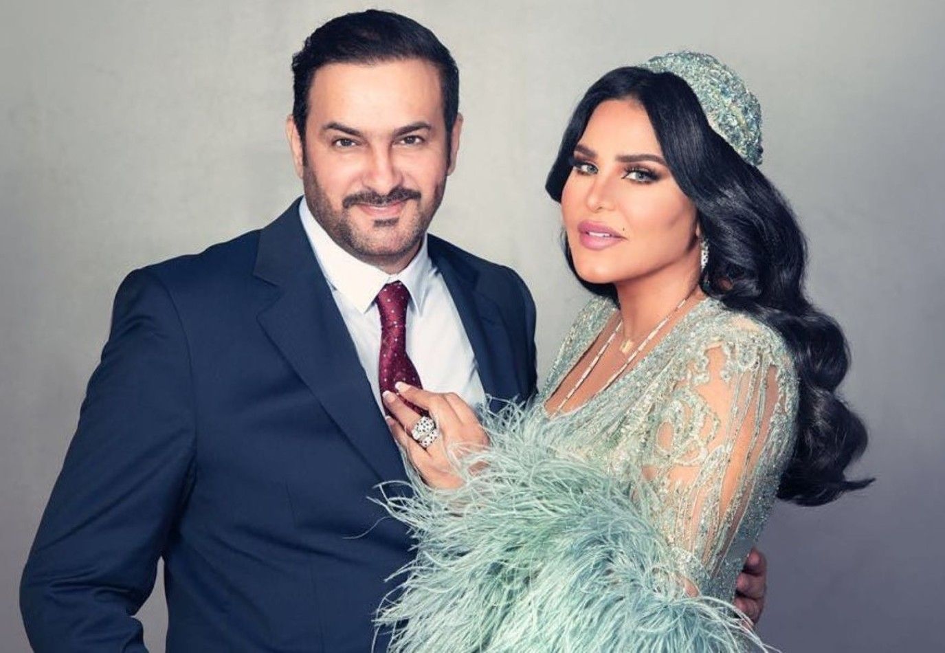 أبرزهم أحلام وزوجها.. ثنائيات خليجية رومانسية في يوم الحب