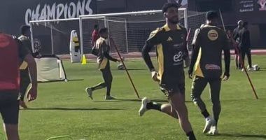 مشاركة وسام ودارى وإمام عاشور في مران الأهلى وجاهزيتهم للإسماعيلى.. صور