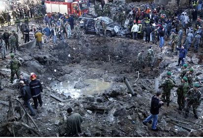 من الحريرى إلى نصر الله.. حفرتان شاهدتان على أكبر جريمتى اغتيال فى لبنان