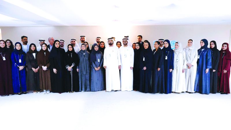 الامارات | محمد بن راشد يلتقي فريق عمل القمة العالمية للحكومات 2025