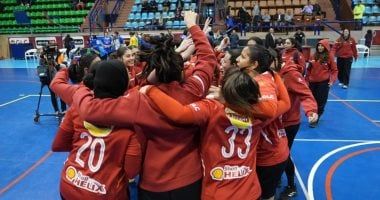 الأهلي يهزم الجزيرة فى دوري سيدات اليد