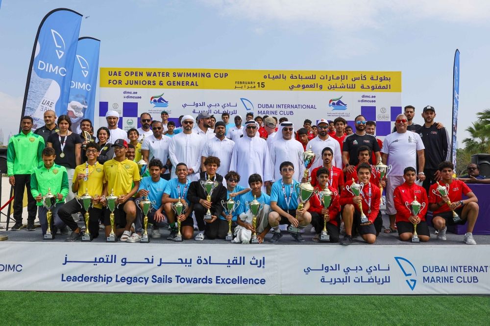 الامارات | سباحو الفجيرة وأبوظبي والوصل يخطفون الأضواء والميداليات في كأس المياه المفتوحة