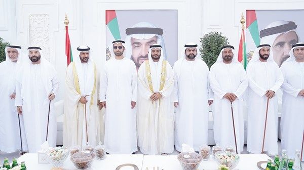 أولياء عهود الفجيرة وأم القيوين ورأس الخيمة يحضرون أفراح الخاطري