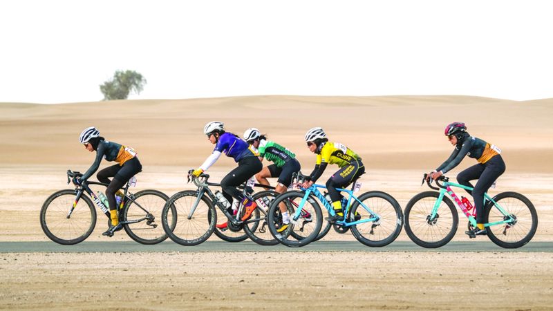 الامارات | بطولة السلم للدرّاجات الهوائية تختتم  بـ «سباق السيدات» اليوم