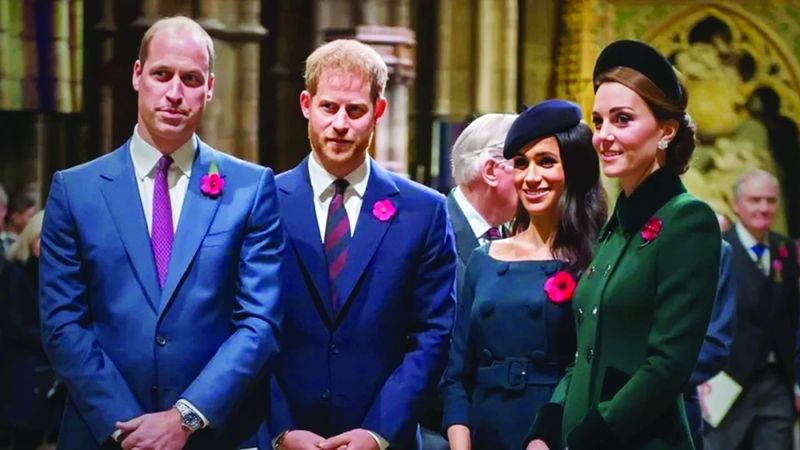 الامارات | وليام وهاري يحتفلان مع زوجتيهما بعيد الحب كلٌّ على طريقته