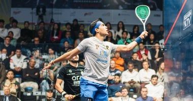 يوسف إبراهيم يتأهل لنهائى بيتسبرج للاسكواش وخروج يوسف سليمان