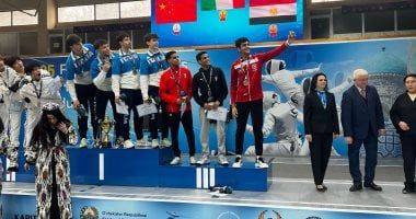 منتخب مصر لسلاح الشيش يحصد برونزية كأس العالم للناشئين فى أوزبكستان