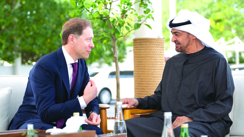 الامارات | رئيس الدولة يبحث العلاقات مع النائب الأول لرئيس مجلس الوزراء الروسي
