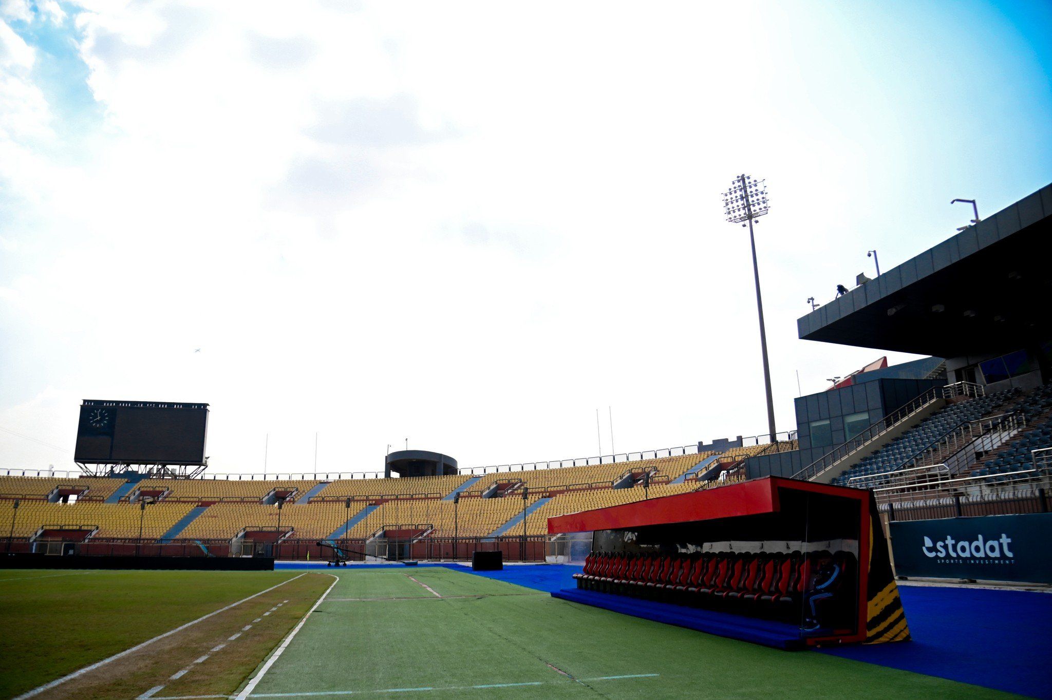 استاد السلام جاهز لاستضافة مباراة الزمالك وبتروجت فى الدوري.. صور