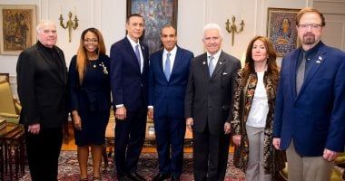 وزير الخارجية والهجرة يستقبل وفدا من مجلس النواب الأمريكى