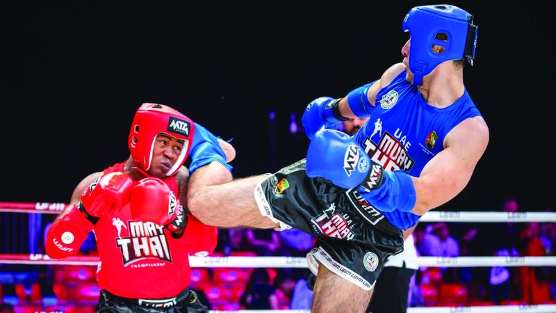 الامارات | 824 مقاتلاً في انطلاقة بطولة الإمارات للمواي تاي