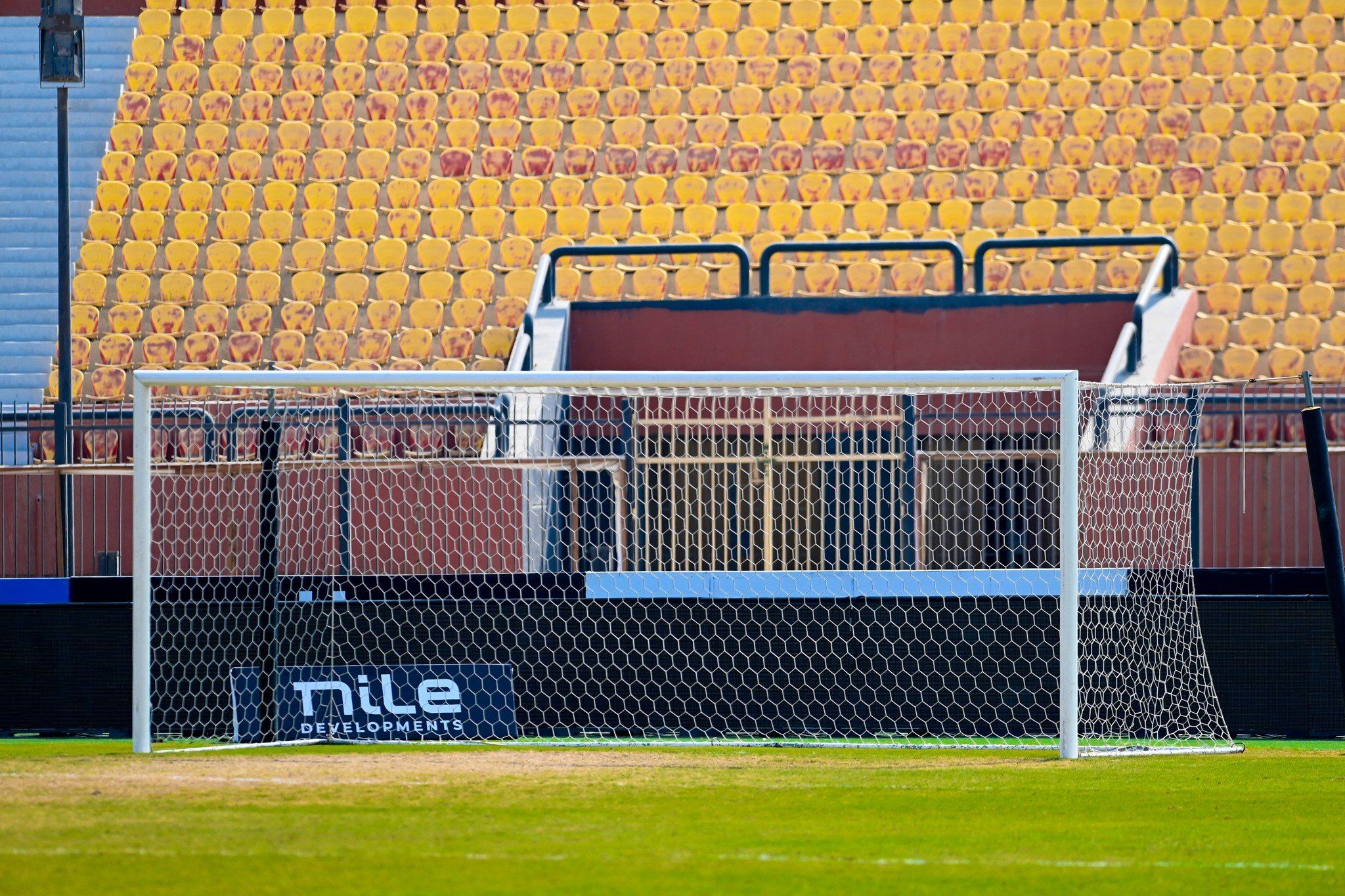 استاد السلام جاهز لاستضافة مباراة الزمالك وبتروجت فى الدوري.. صور