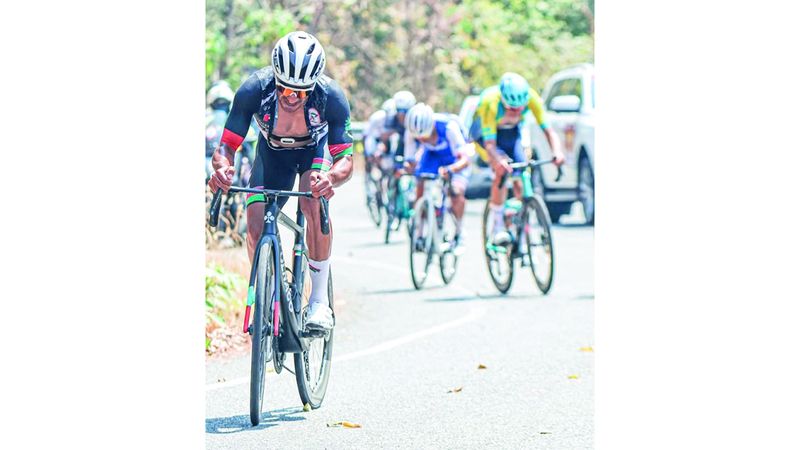 الامارات | راشد البلوشي سادس بطولة آسيا للطريق