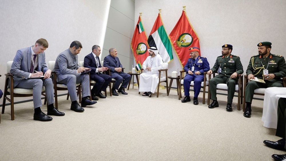 حمدان بن محمد يستقبل رئيس جمهورية تتارستان