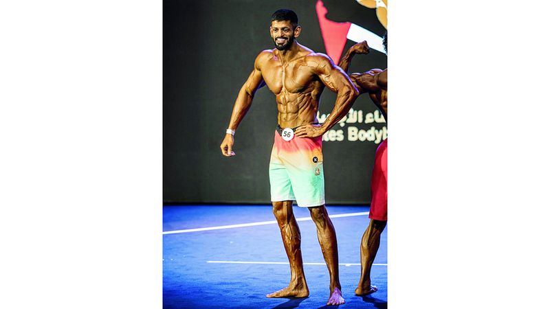 الامارات | علي ضاوي يظفر بذهبية «واوان لبناء الأجسام»