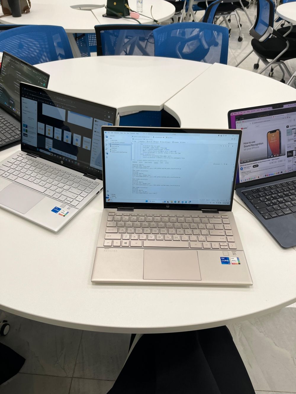 طالبات يبتكرن تطبيق الكتروني  لمساعدة الصم عبر الذكاء الاصطناعي