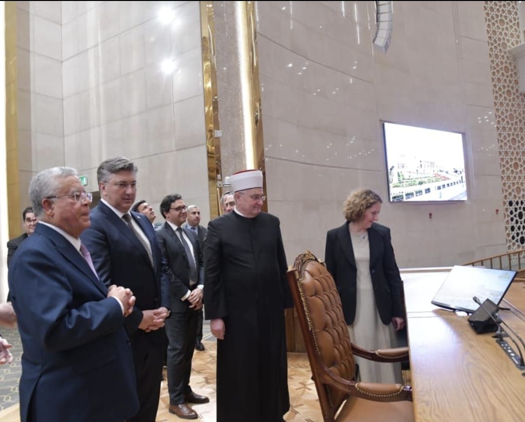 رئيس مجلس النواب يلتقى رئيس وزراء جمهورية كرواتيا