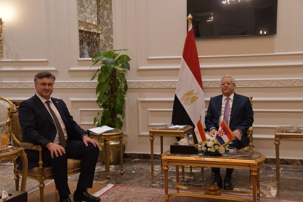 رئيس مجلس النواب يلتقى رئيس وزراء جمهورية كرواتيا