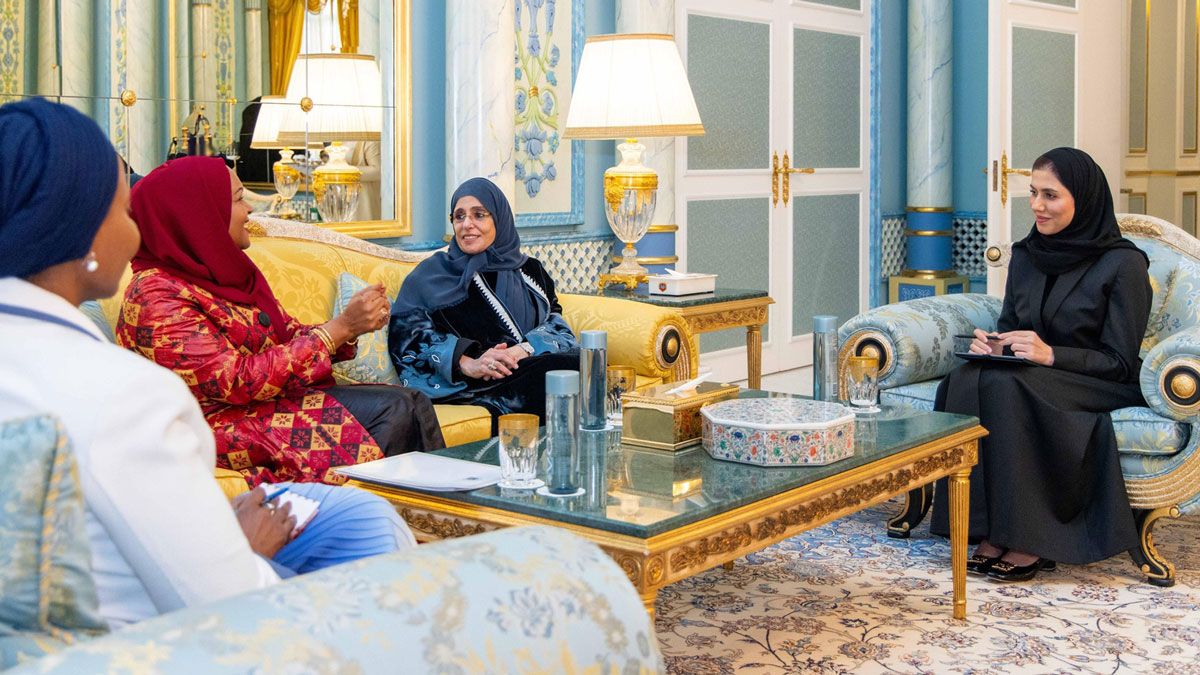 الامارات | جواهر القاسمي تستقبل السيدة الأولى لإقليم زنجبار