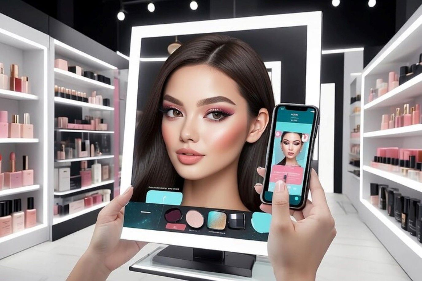 كيف تستطيعين تنسيق مكياجك وتسريحة شعرك وفق ملامحك بالذكاء الاصطناعي؟