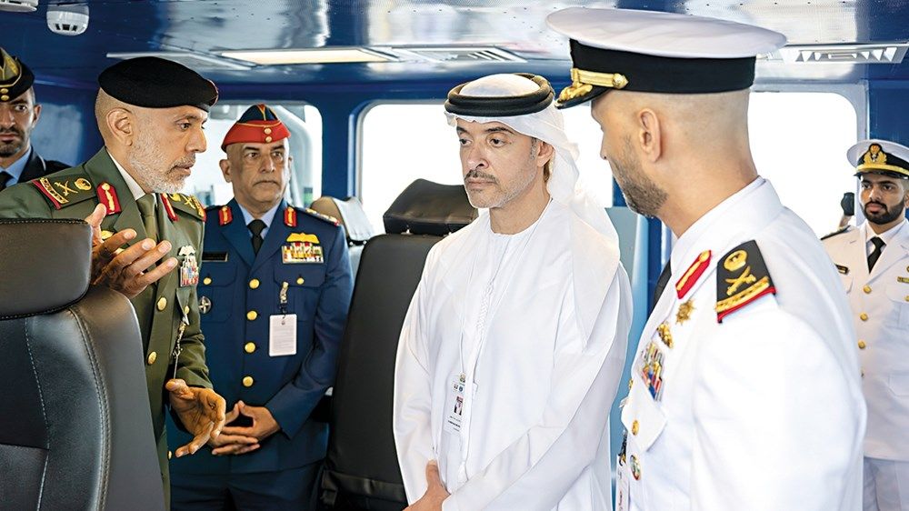 هزاع بن زايد: تقنيات متطورة وقدرات عالية تعزز جاهزية القوات البحرية وكفاءتها