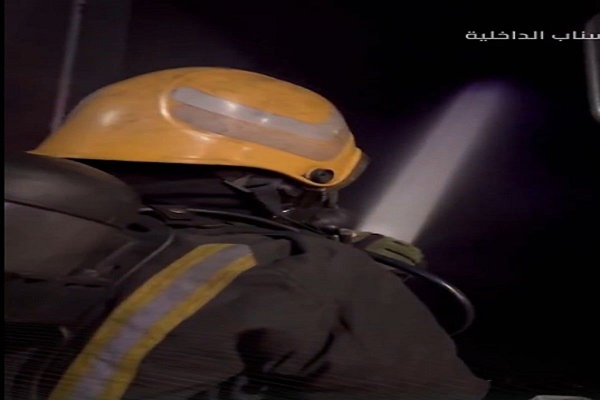 الدفاع المدني بحائل يخمد حريقاً في محل تجاري دون إصابات