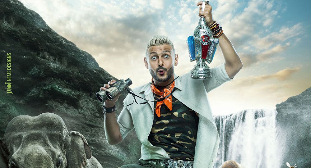 محمد سامي والراقصة بدرة ضيوف برنامج رامز إيلون مصر